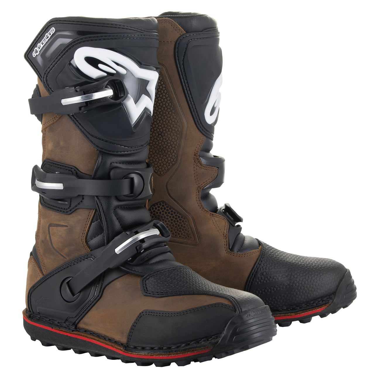 Alpinestars 2026 Tech-T Tech T Trials Boots Brown Oiled | eBay