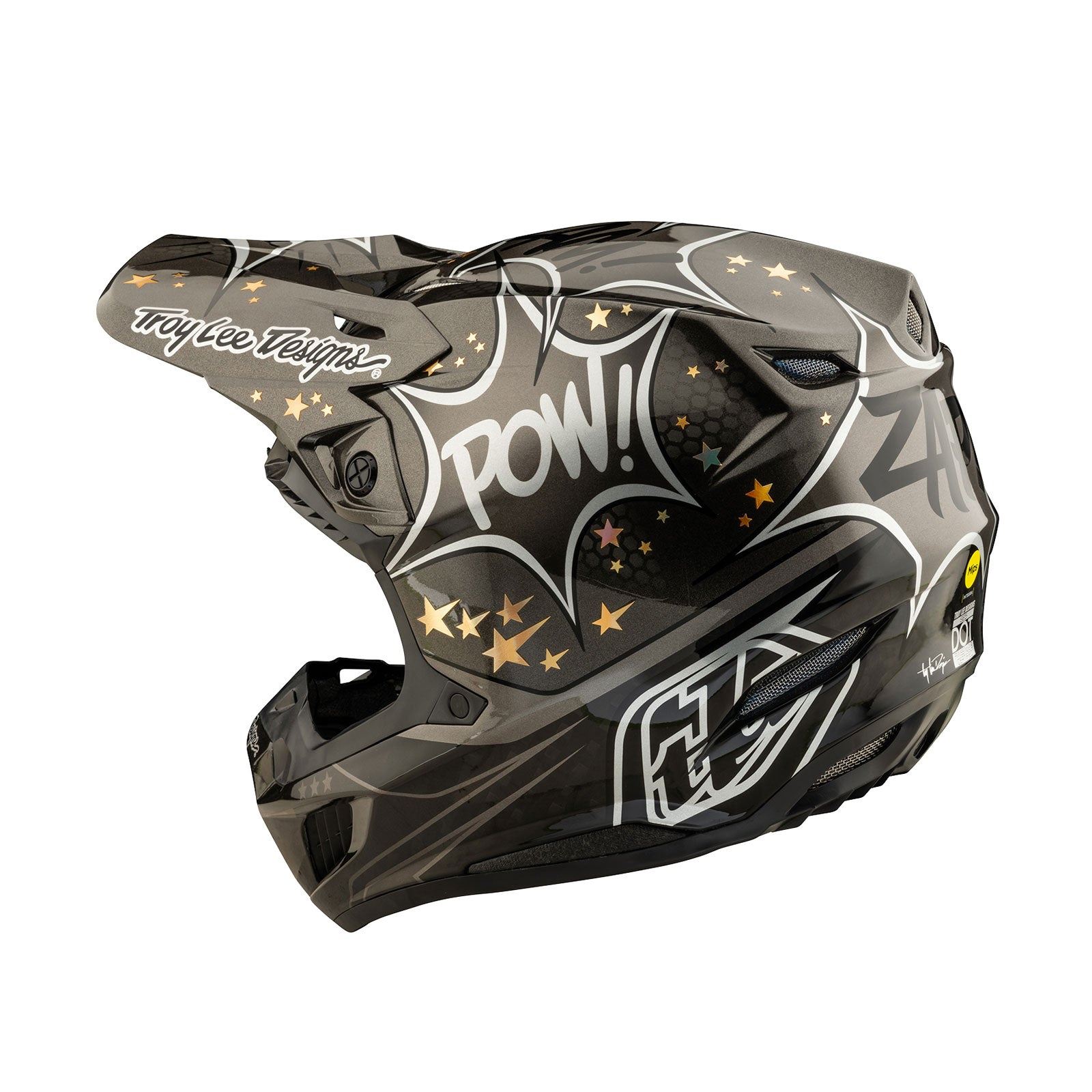 Troy Lee Designs 2025 Motocross Helmet SE5 Carbon Cosmic Explosion