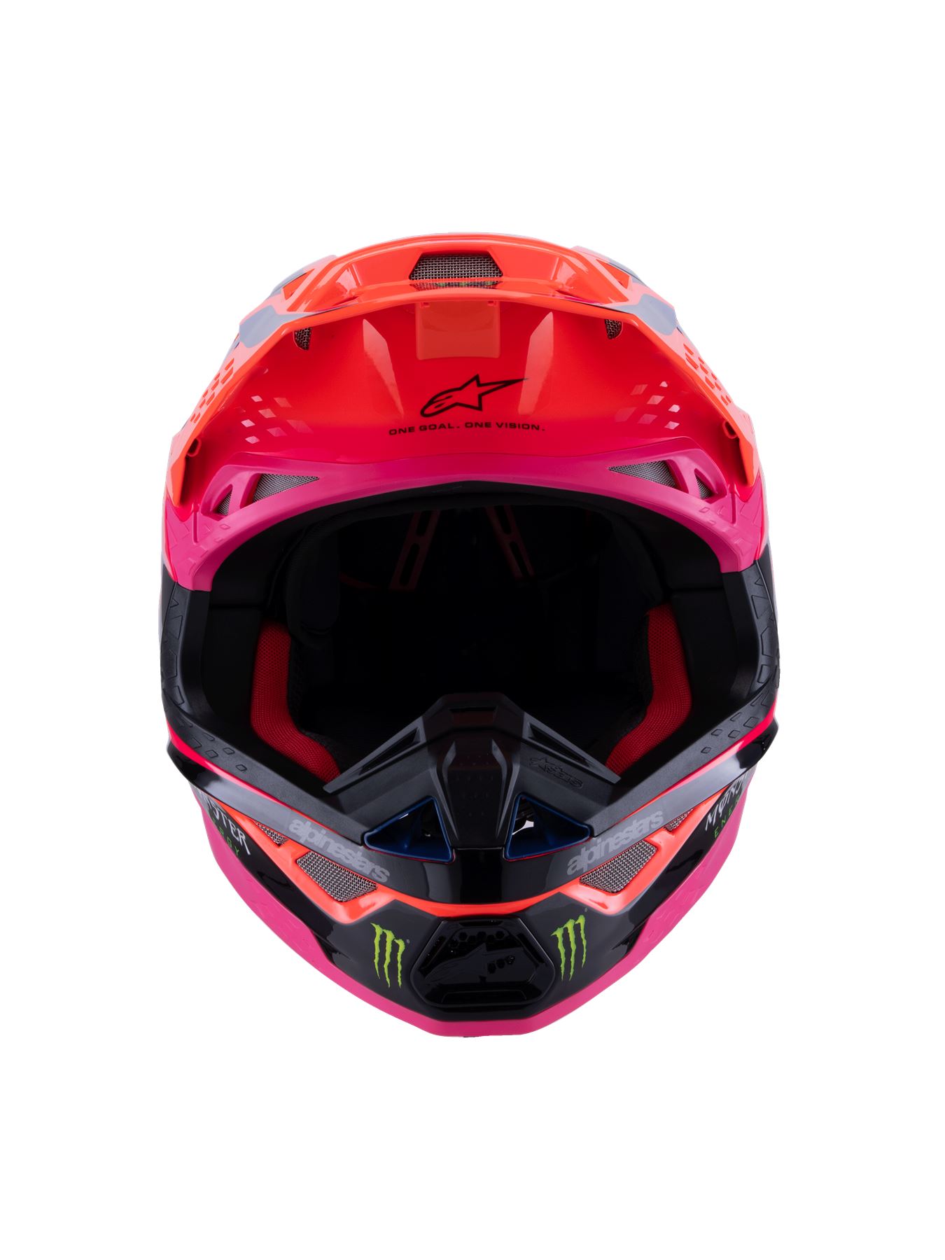 Alpinestars 2026 SM10 Deegan Monster Motocross Helmet Orange Fluo