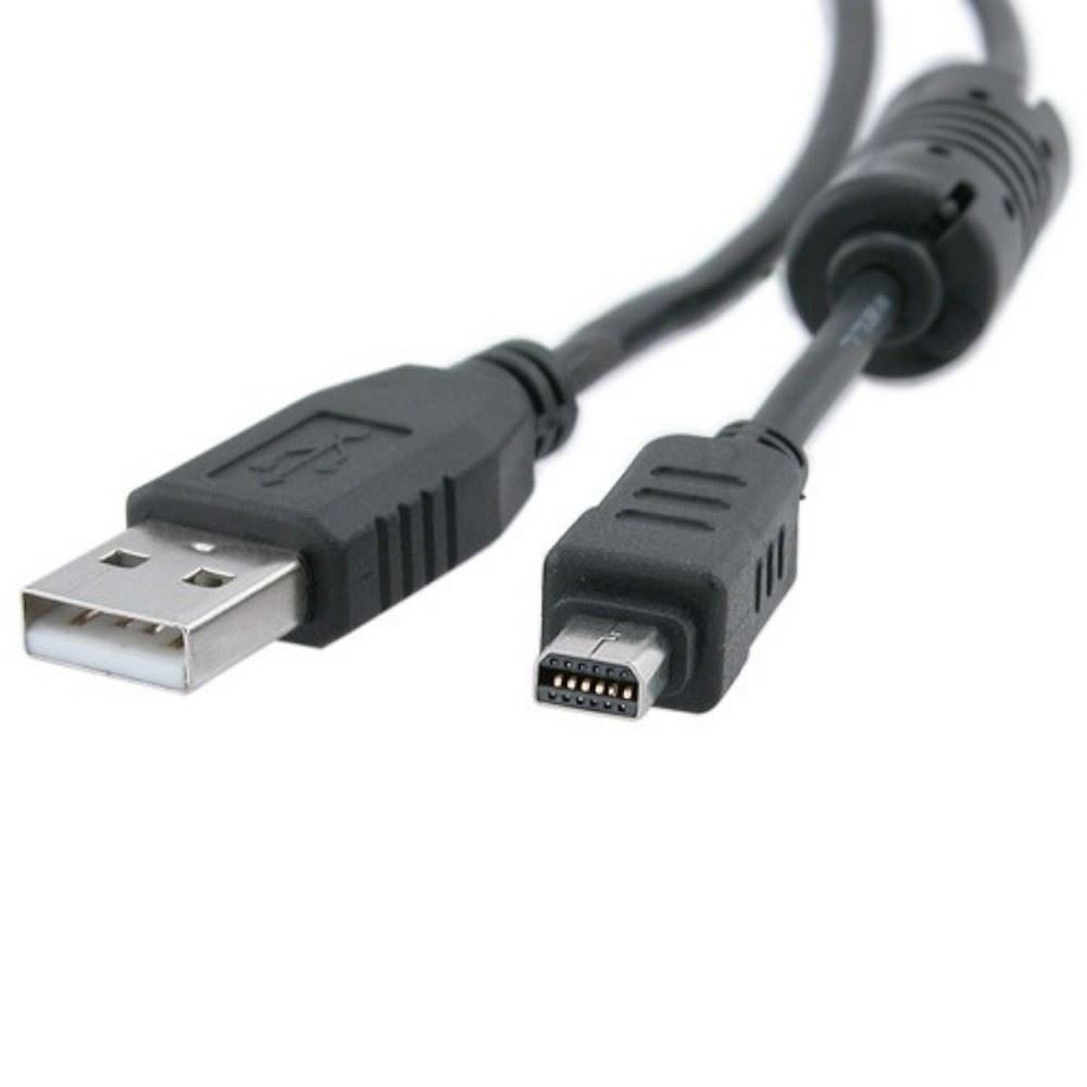 Hellfire Trading USB Data Transfer Charger Power Cable for Olympus E-450