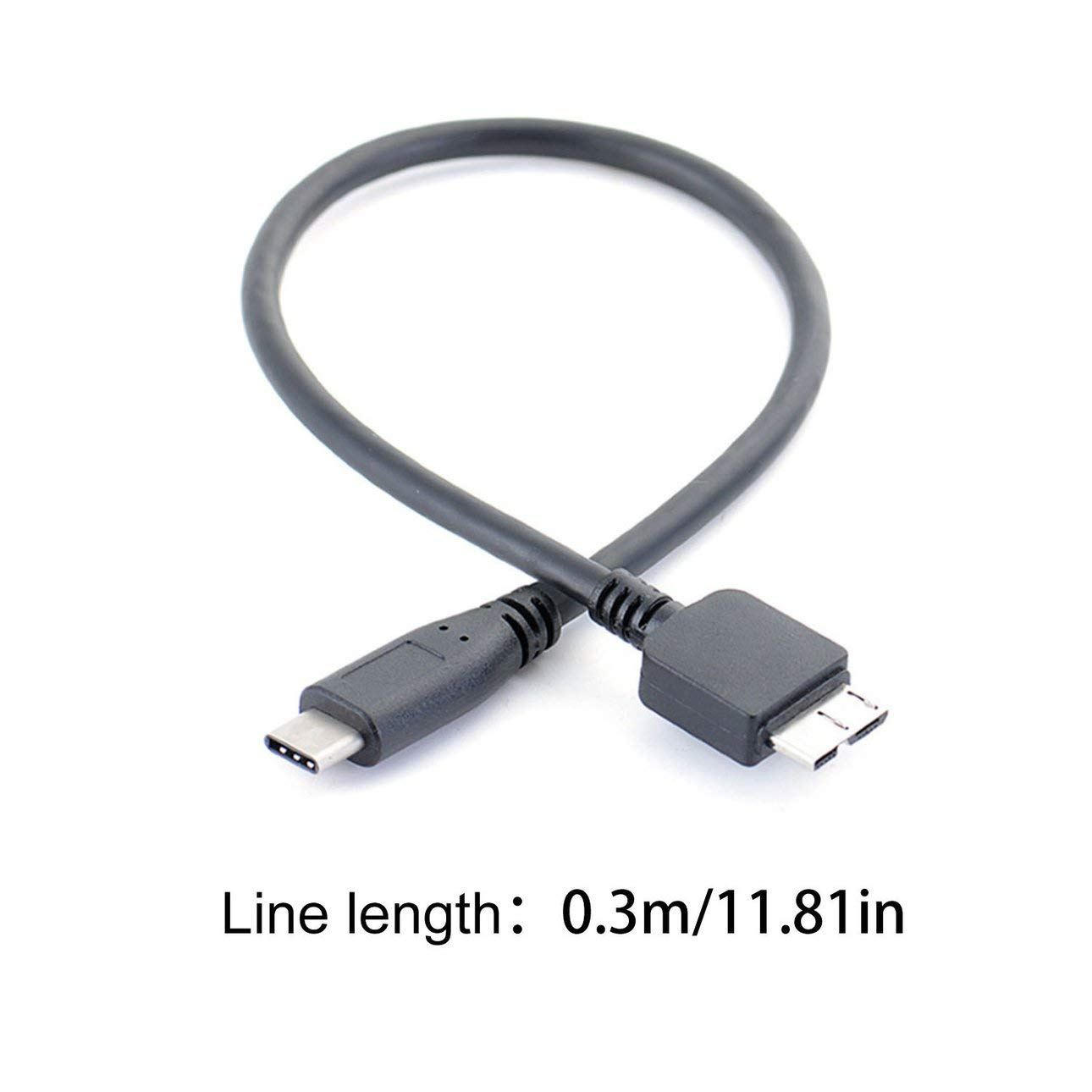 USB 3.0 to USB C 3.1 USB Cable for WD My Passport Ultra External Hard