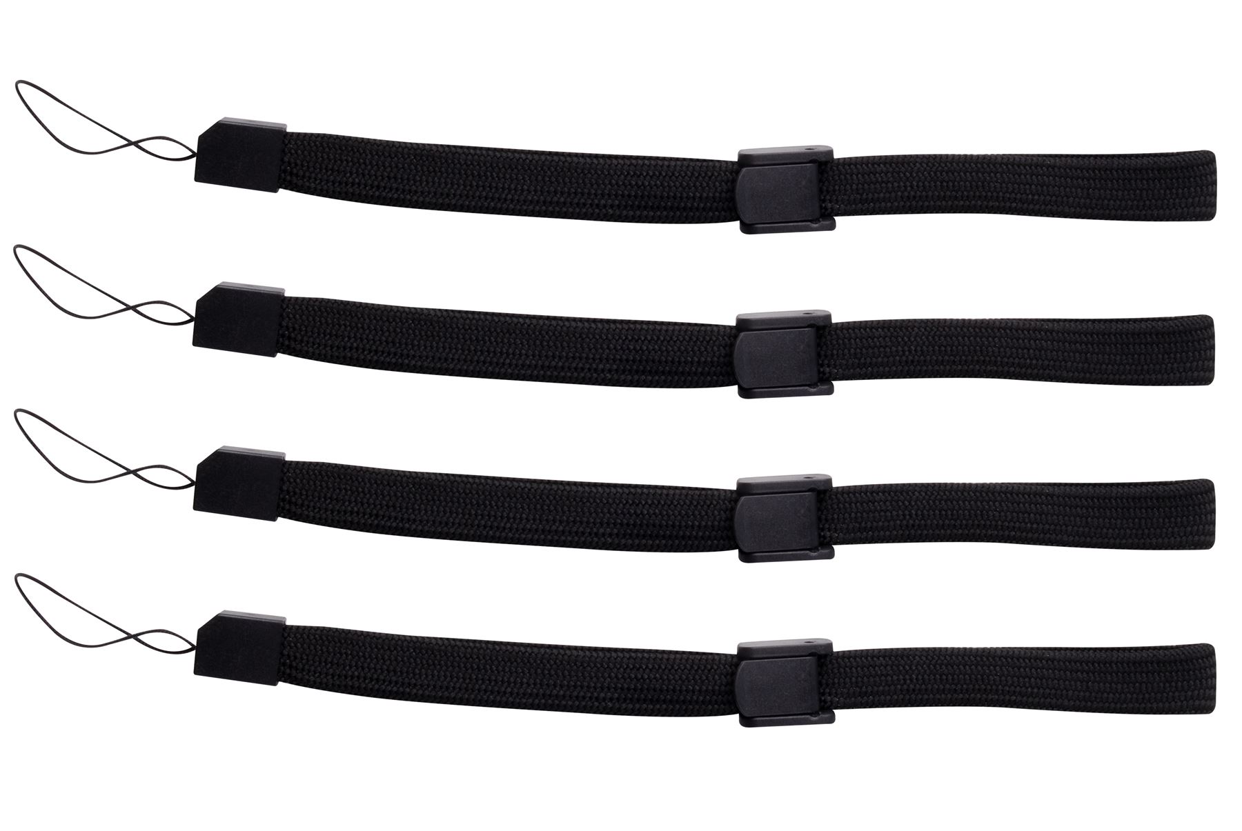 4x Black Hand Wrist Strap For Wii Remote Controller PSP DSL 3DS DSi 2DS