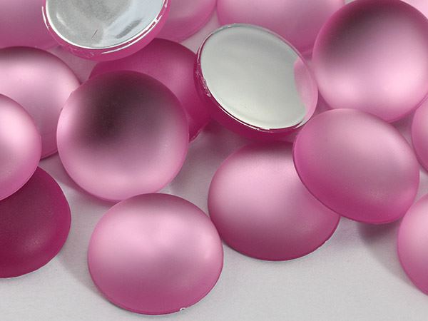 Cabujones redondos de acrílico esmerilado trasero plano de 9 mm joyería artesanías juegos con cosplay 60 piezas - Imagen 20 de 34