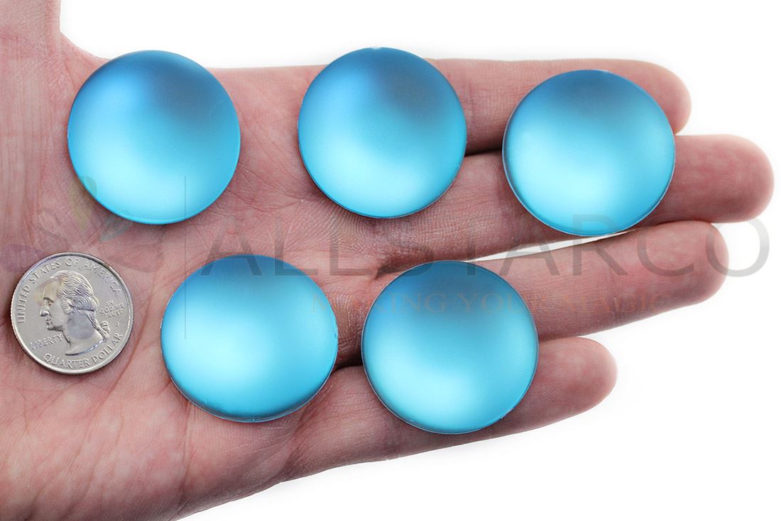 Cabujones redondos de acrílico plano esmerilado grande de 35 mm para hacer cosplay artesanías 5 piezas - Imagen 13 de 21