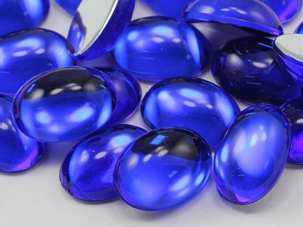 18x13mm Flat Back Acrylic Oval Cabochons Plastic Gems Crafts Cosplay 25 Pcs - Picture 16 of 106