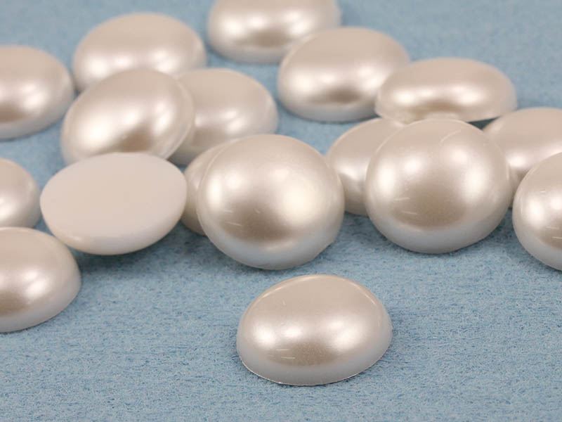 Gemas de espalda plana redondas de perlas de acrílico para joyería artesanía joyas de grado profesional - Imagen 36 de 40