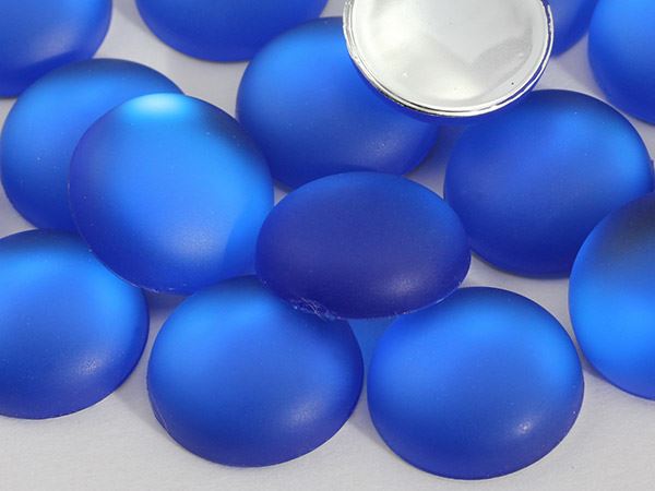 Cabujones redondos de acrílico esmerilado trasero plano de 15 mm joyería artesanías juegos con disfraces 25 piezas - Imagen 9 de 33