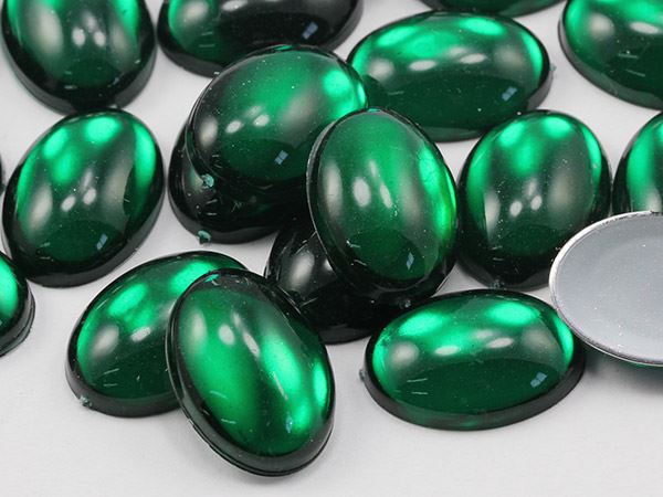 18x13mm Flat Back Acrylic Oval Cabochons Plastic Gems Crafts Cosplay 25 Pcs - Picture 24 of 106
