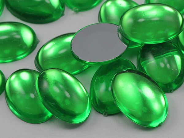 18x13mm Flat Back Acrylic Oval Cabochons Plastic Gems Crafts Cosplay 25 Pcs - Picture 103 of 106
