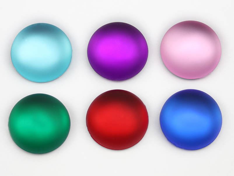 Cabujones redondos de acrílico esmerilado trasero plano de 15 mm joyería artesanías juegos con disfraces 25 piezas - Imagen 27 de 33