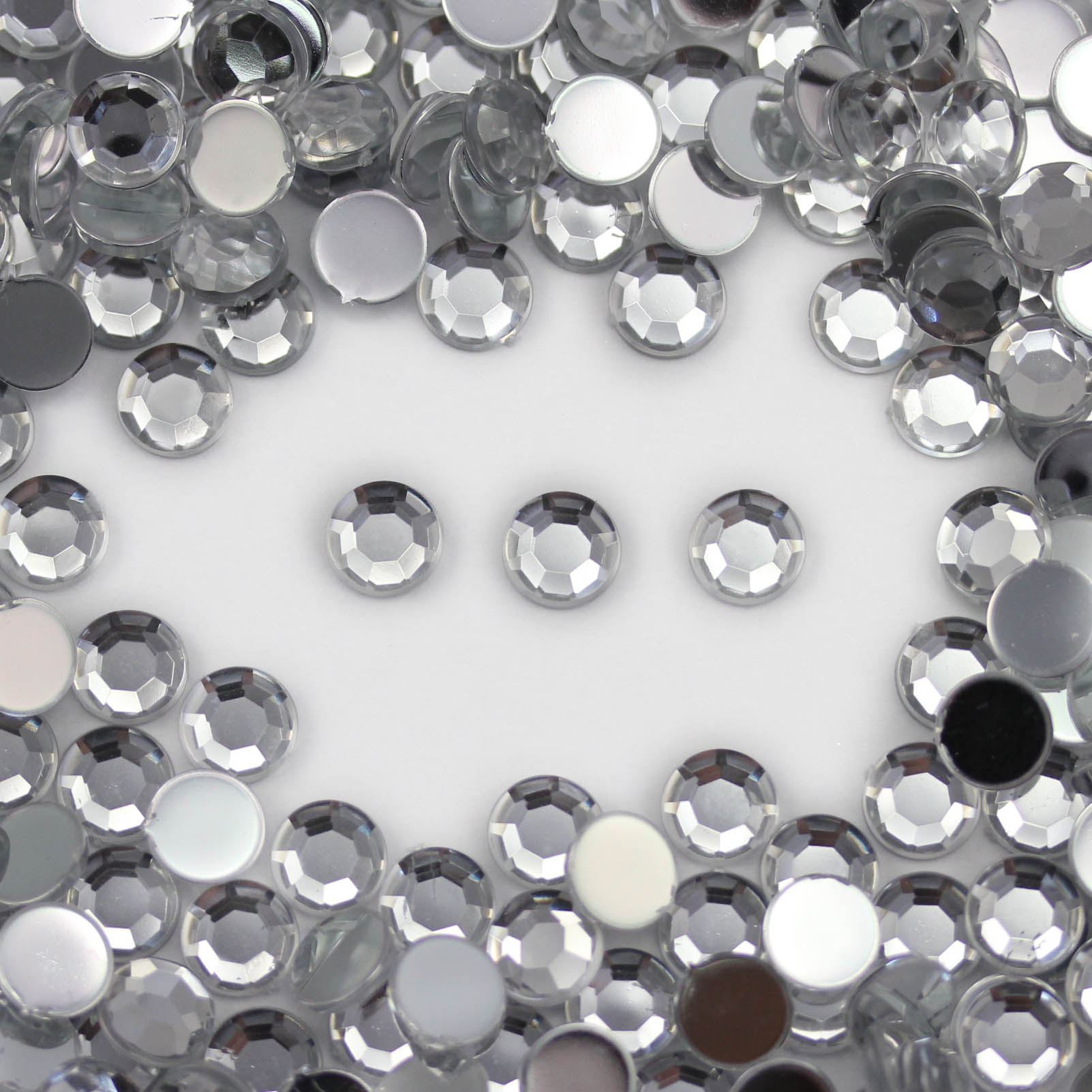 11mm SS48 Assorted Acrylic Rhinestones Lead Free - 200 Pieces