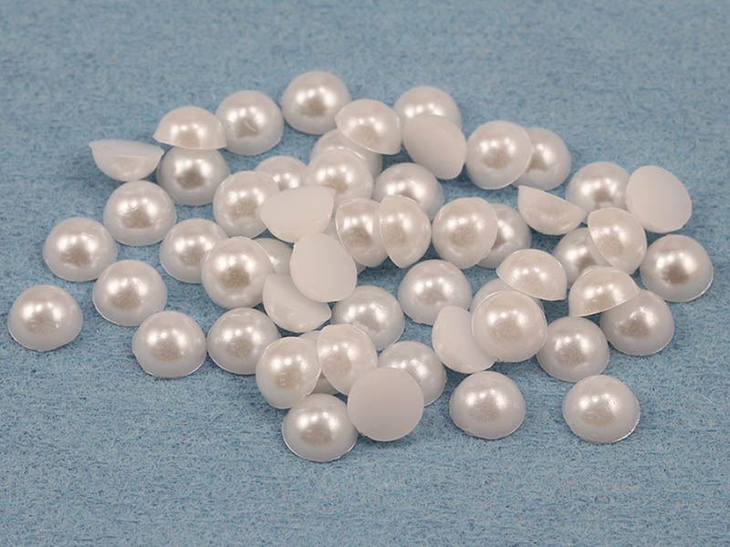 Gemas de espalda plana redondas de perlas de acrílico para joyería artesanía joyas de grado profesional - Imagen 11 de 40