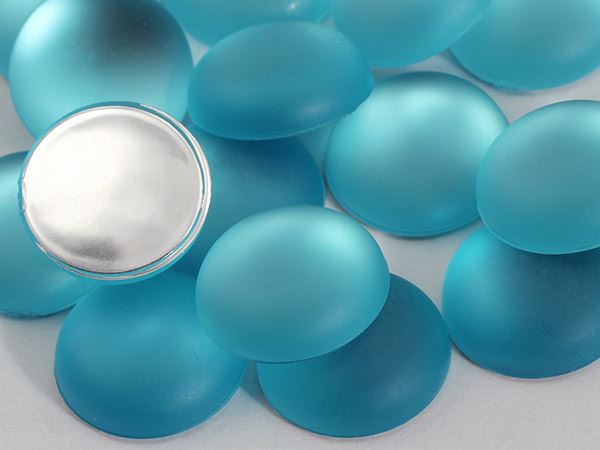 Cabujones redondos de acrílico esmerilado trasero plano de 15 mm joyería artesanías juegos con disfraces 25 piezas - Imagen 4 de 33