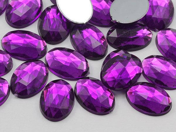 14x10 mm Flache Rückseite Oval Acryl Strass Kunststoff Kostüm Edelstein Handwerk 45 Stck. - Bild 77 von 100