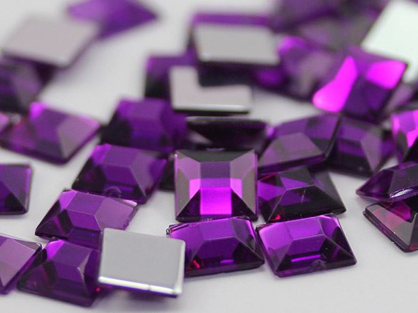 5 mm Flache Rückseite Quadrat Acryl Strass 13/64" Kunststoff Kostüm Edelstein Handwerk 100 Stck. - Bild 16 von 24