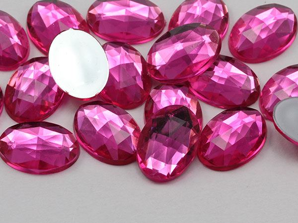 14x10 mm Flache Rückseite Oval Acryl Strass Kunststoff Kostüm Edelstein Handwerk 45 Stck. - Bild 69 von 100