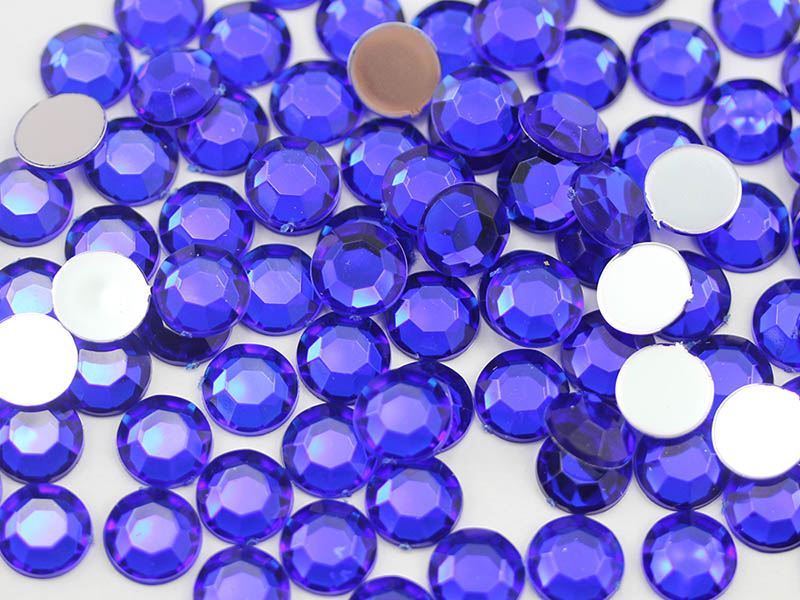 500 PIEZAS Estrás 8mm SS40 Espalda Plana Acrílico 35 Colores a Granel - Imagen 24 de 93