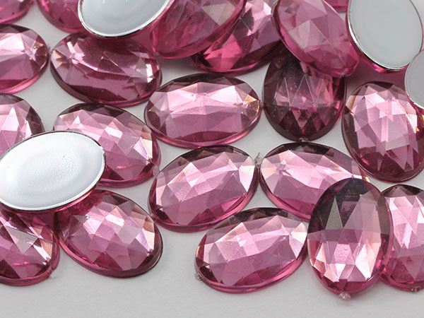 14x10 mm Flache Rückseite Oval Acryl Strass Kunststoff Kostüm Edelstein Handwerk 45 Stck. - Bild 85 von 100