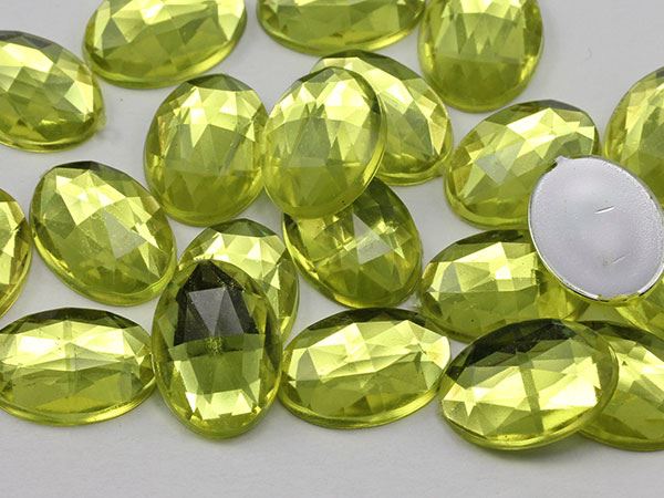 14x10 mm Flache Rückseite Oval Acryl Strass Kunststoff Kostüm Edelstein Handwerk 45 Stck. - Bild 97 von 100