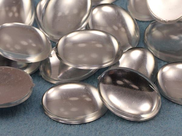 18x13mm Flat Back Acrylic Oval Cabochons Plastic Gems Crafts Cosplay 25 Pcs - Picture 4 of 106