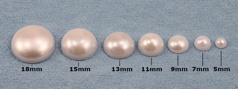 Gemas de espalda plana redondas de perlas de acrílico para joyería artesanía joyas de grado profesional - Imagen 7 de 40