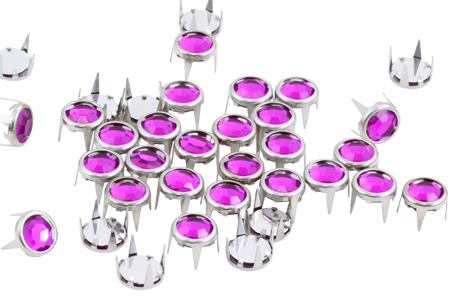 Bedazzler Recambios Estrás Tachuelas Prendas Decorar Cuero Hágalo Usted Mismo Artesanía - Imagen 45 de 53