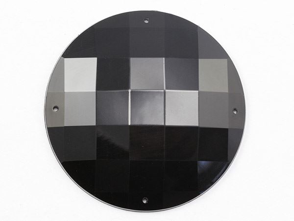 50 mm 2 Zoll große runde Edelsteine zum Aufnähen 4 Löcher für Kostüm Cosplay Herstellung 2 Stck. - Bild 5 von 12
