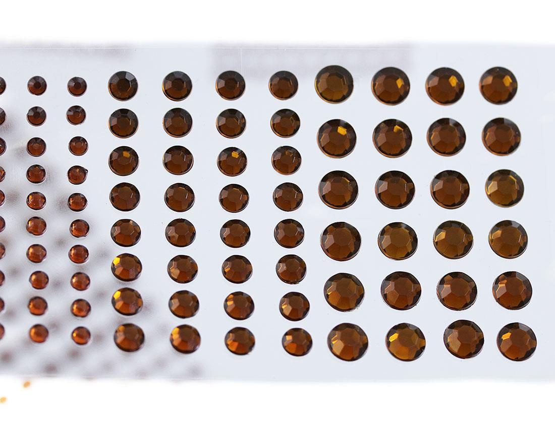 Self Adhesive Acrylic Rhinestones 3 Sizes Face Stick On Hair Gems Craft 480PCS - Picture 37 of 110