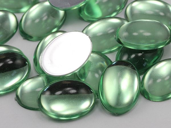 18x13mm Flat Back Acrylic Oval Cabochons Plastic Gems Crafts Cosplay 25 Pcs - Picture 68 of 106