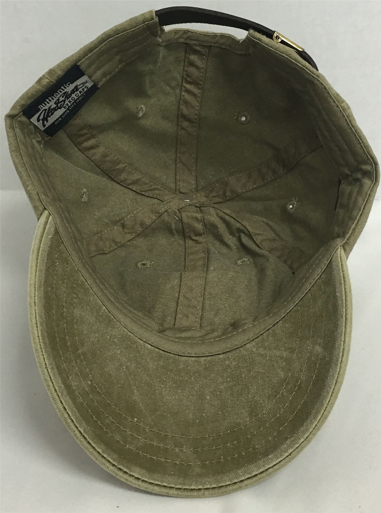 Plain Adult Unisex Washed Cotton Chino Adjustable Leather Strap Baseball Cap - Picture 12 of 12