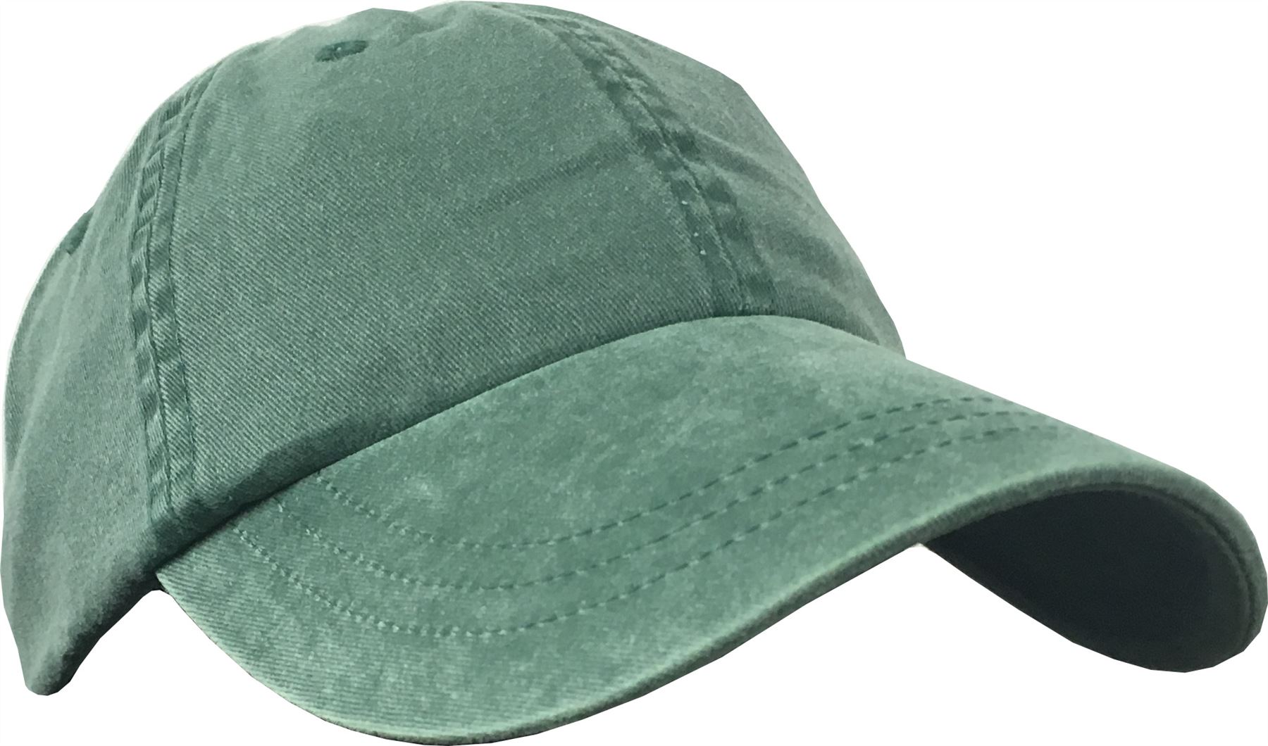 Plain Adult Unisex Washed Cotton Chino Adjustable Leather Strap Baseball Cap - Picture 2 of 12