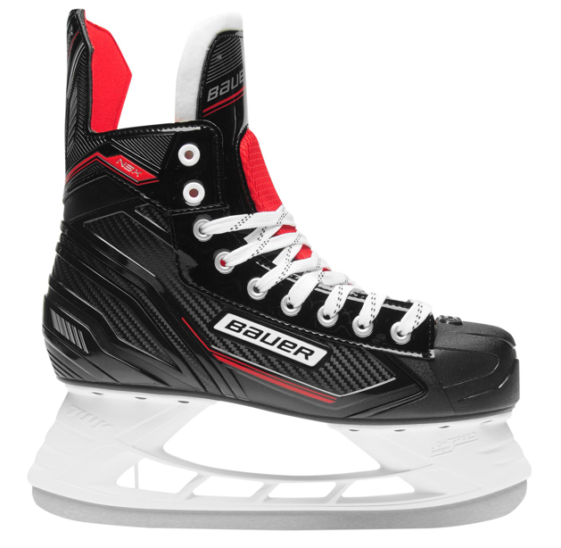 Bauer NSX Ice Hockey Skates UK Size 8 Red/Black eBay