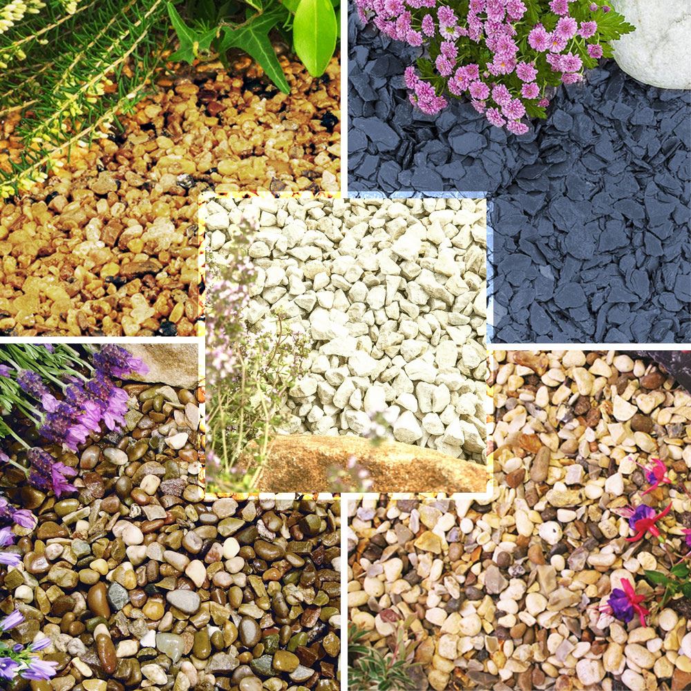 1 to 30kg Gravel Chippings Deter Weed Garden Path Patio Pathway Plant