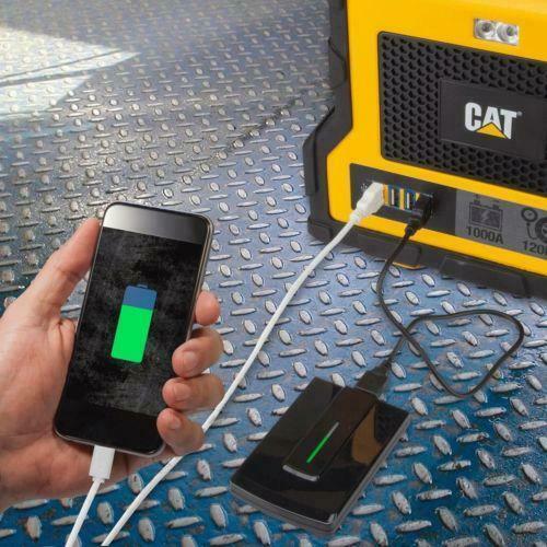 CAT 1000 Peak Amp Professional Portable Jump Starter & Compressor Tyre