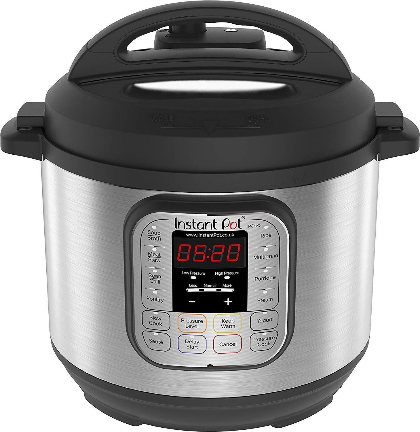 Instant Pot Duo V2 7in1 Electric Pressure Cooker, 6 Litre, 1000 W, UK