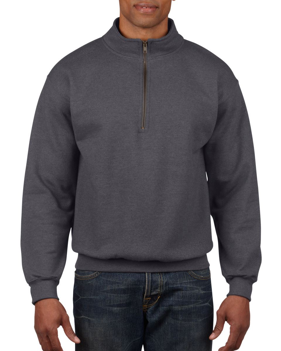 Gildan Mens Adult Vintage 1//4 Zip Cadet Collar Sweatshirts /& Hoodies