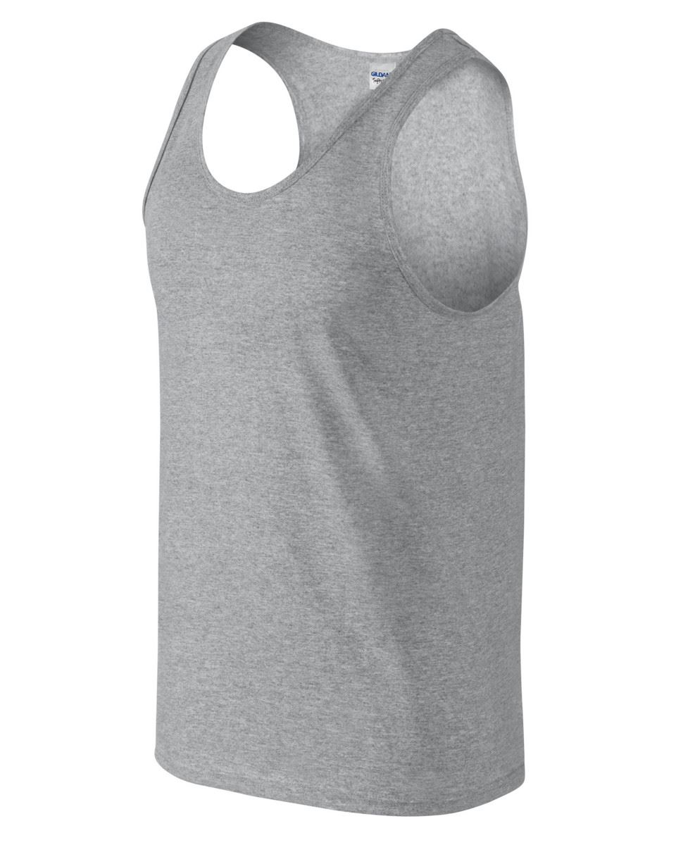 Gildan Softstyle Men/'s Tank Top Sleeveless T-Shirt Euro Fit Soft Cotton Vest Tee