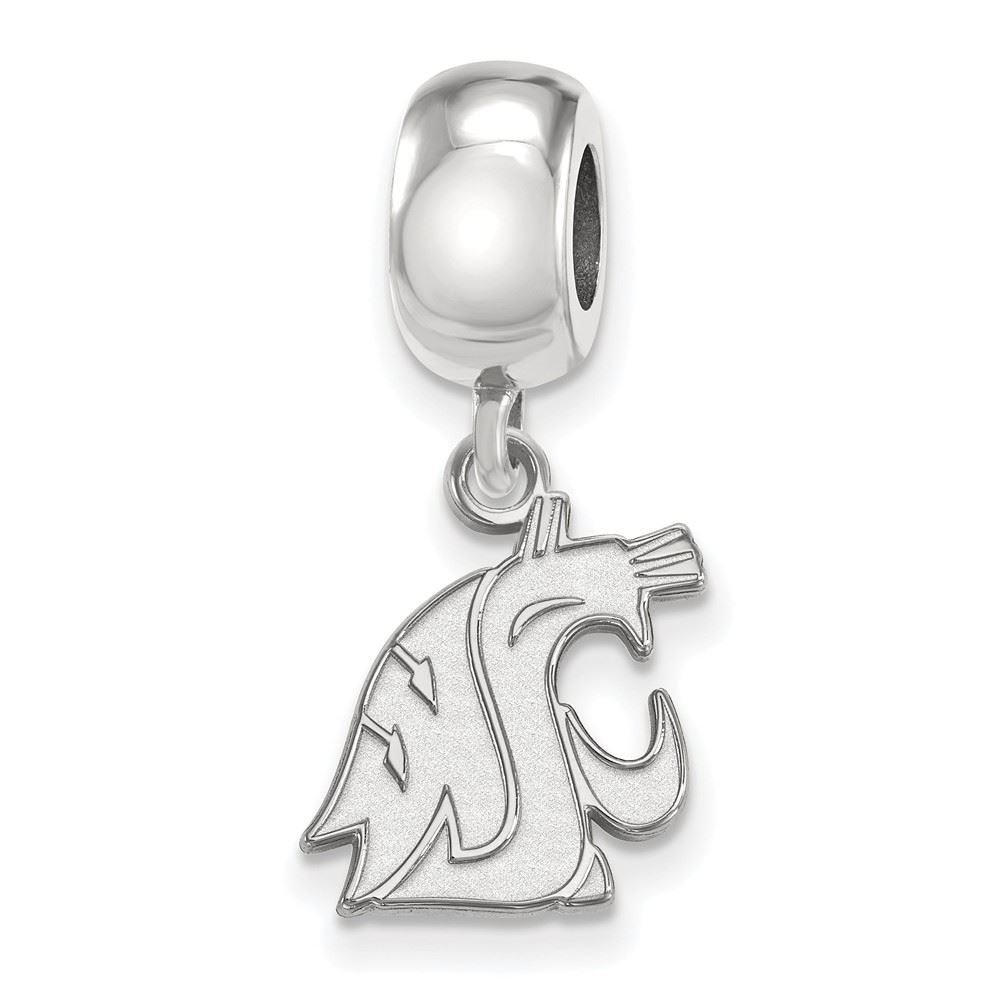 LogoArt NCAA Kansas State University Sterling Silver XS Dangle Bead LogoArt NCAA Kansas State University Sterling Silver XS Dangle Bead