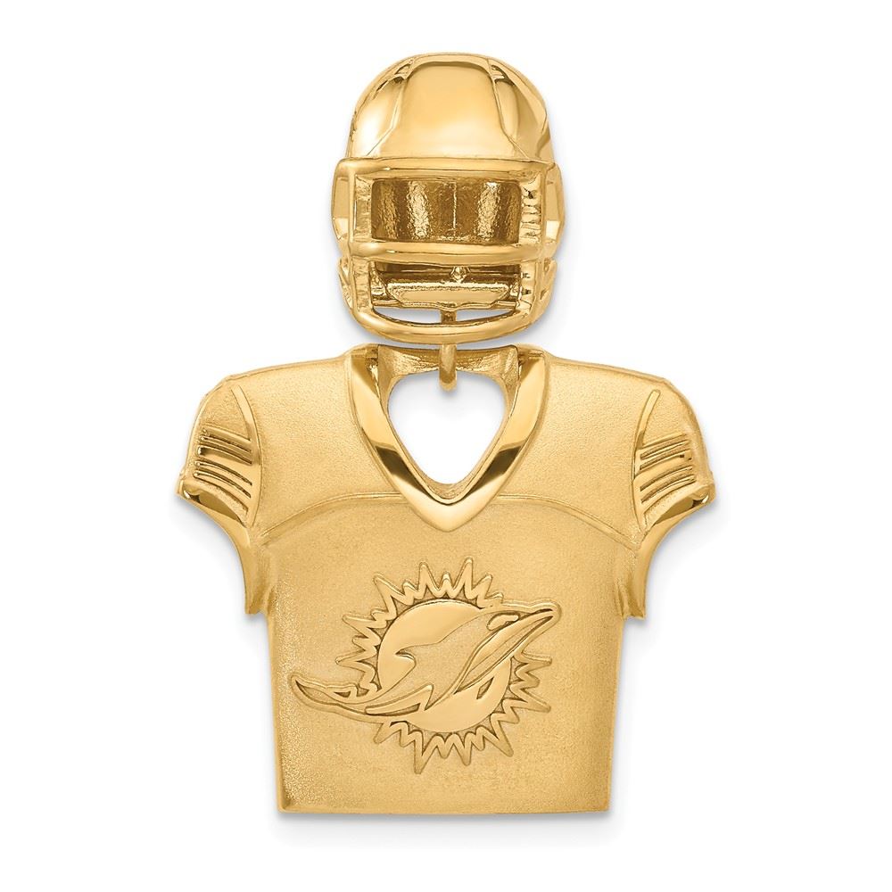 925 Sterling Silver Polished USA Football Sports Helmet Charm Pendant