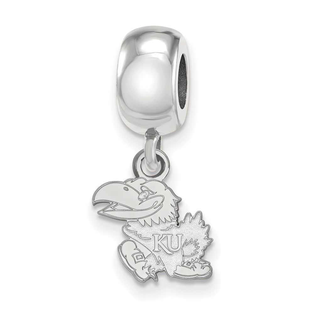 LogoArt NCAA Kansas State University Sterling Silver XS Dangle Bead LogoArt NCAA Kansas State University Sterling Silver XS Dangle Bead