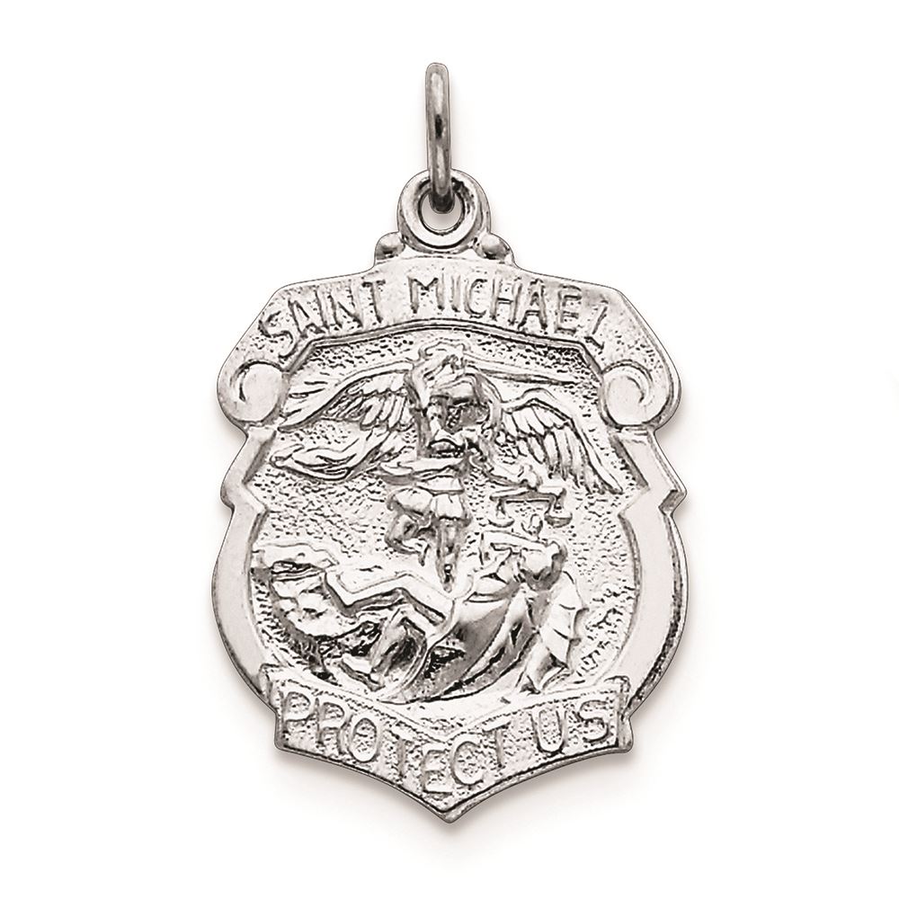 Michael Badge Medal Sterling Silver St