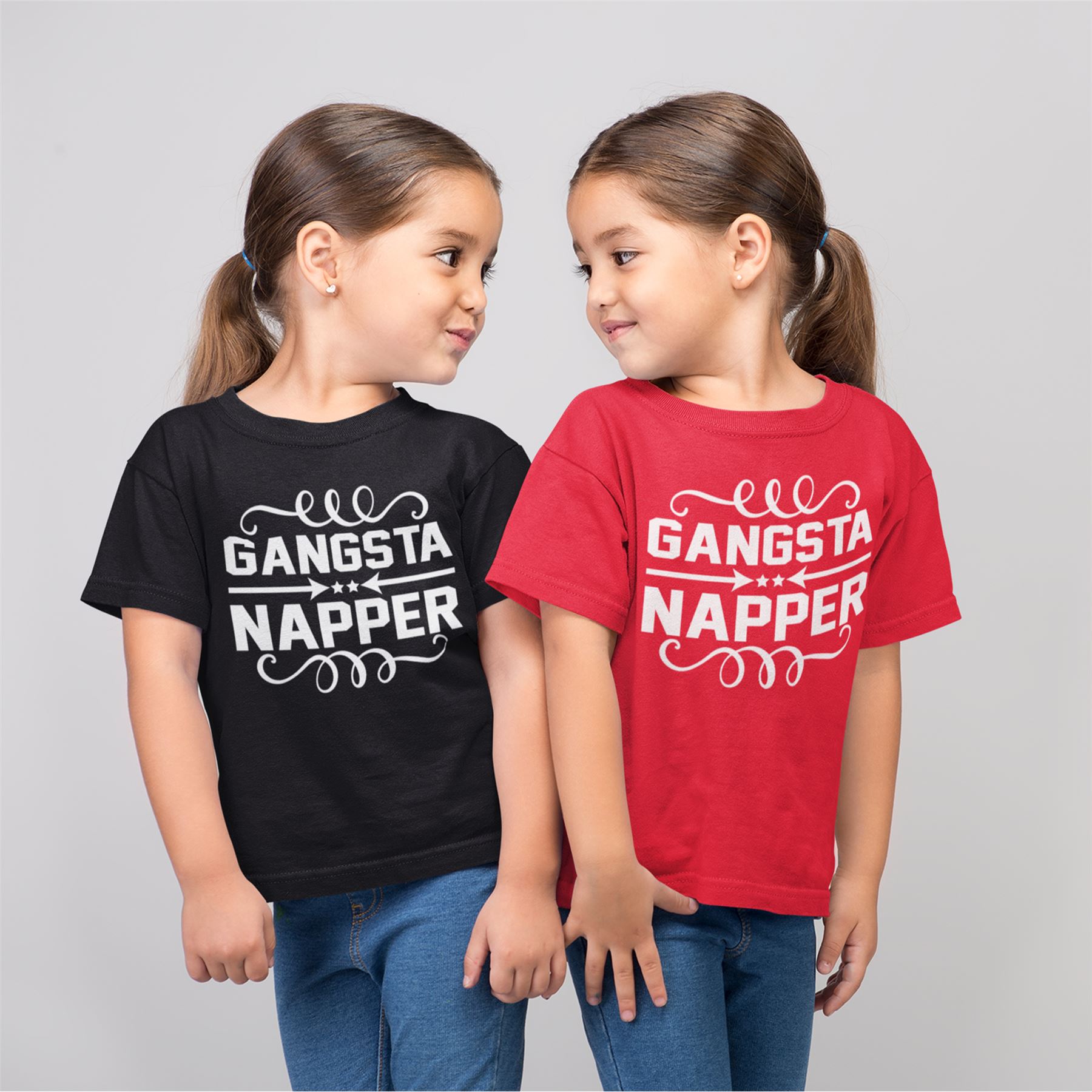 Gangster Napper Funny Boys Tshirt T Shirt Girls Tee Top Girls Gifts - Picture 6 of 16