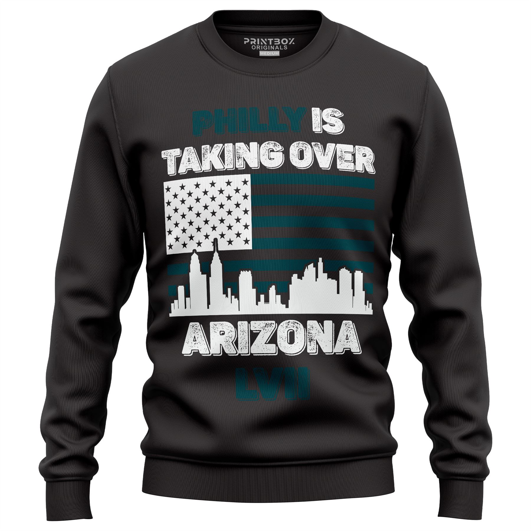 Philly Is Taking Over Philadelphia Sweater Philly Sweatshirt Eagles Football - Picture 8 of 10