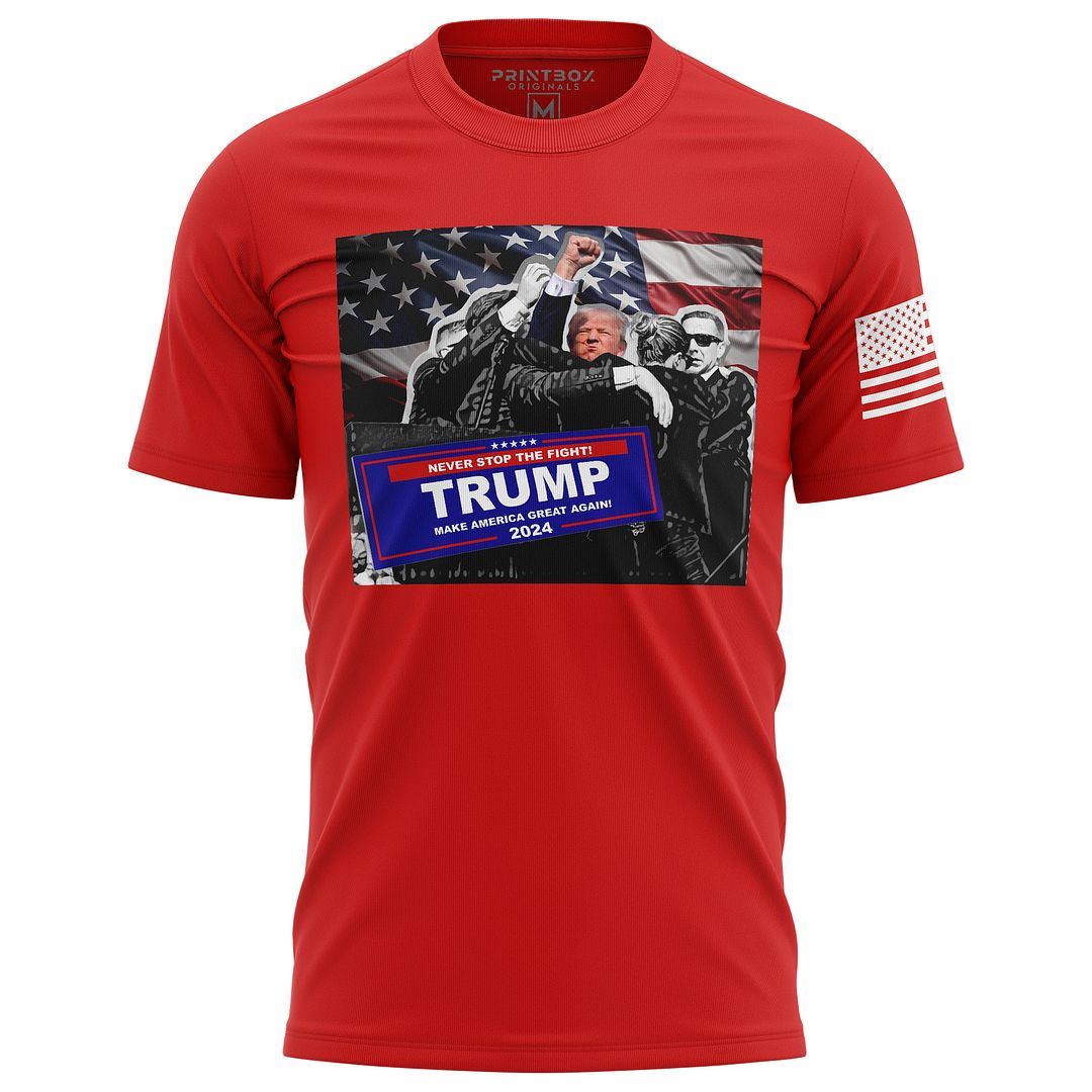 Donald Trump Assassination Shirt for Men 2024 MAGA Shirts USA FLAG - Picture 5 of 8