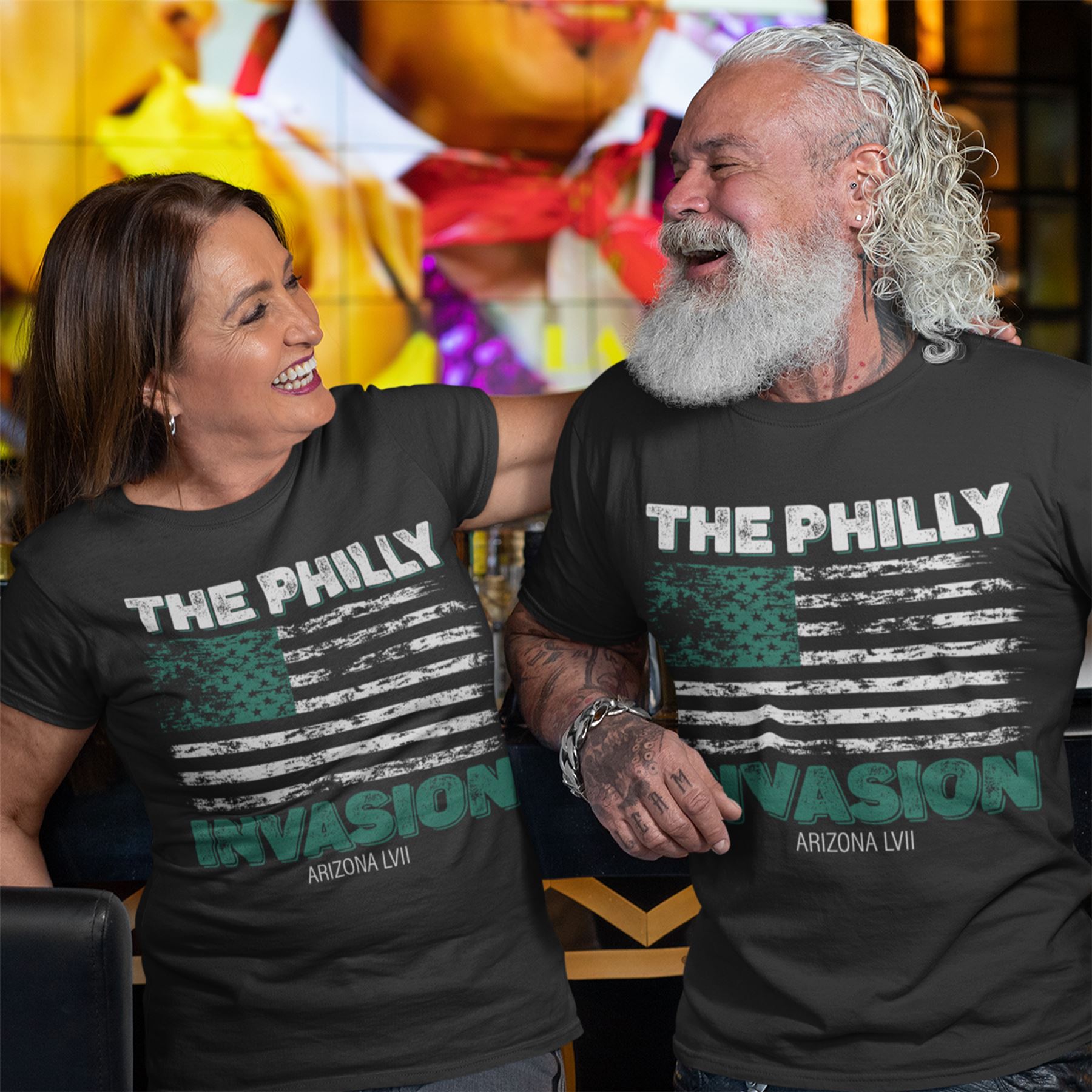 The Philly Invasion Mens T Shirt Football Philadelphia Philidelphia Shirts - Picture 8 of 10