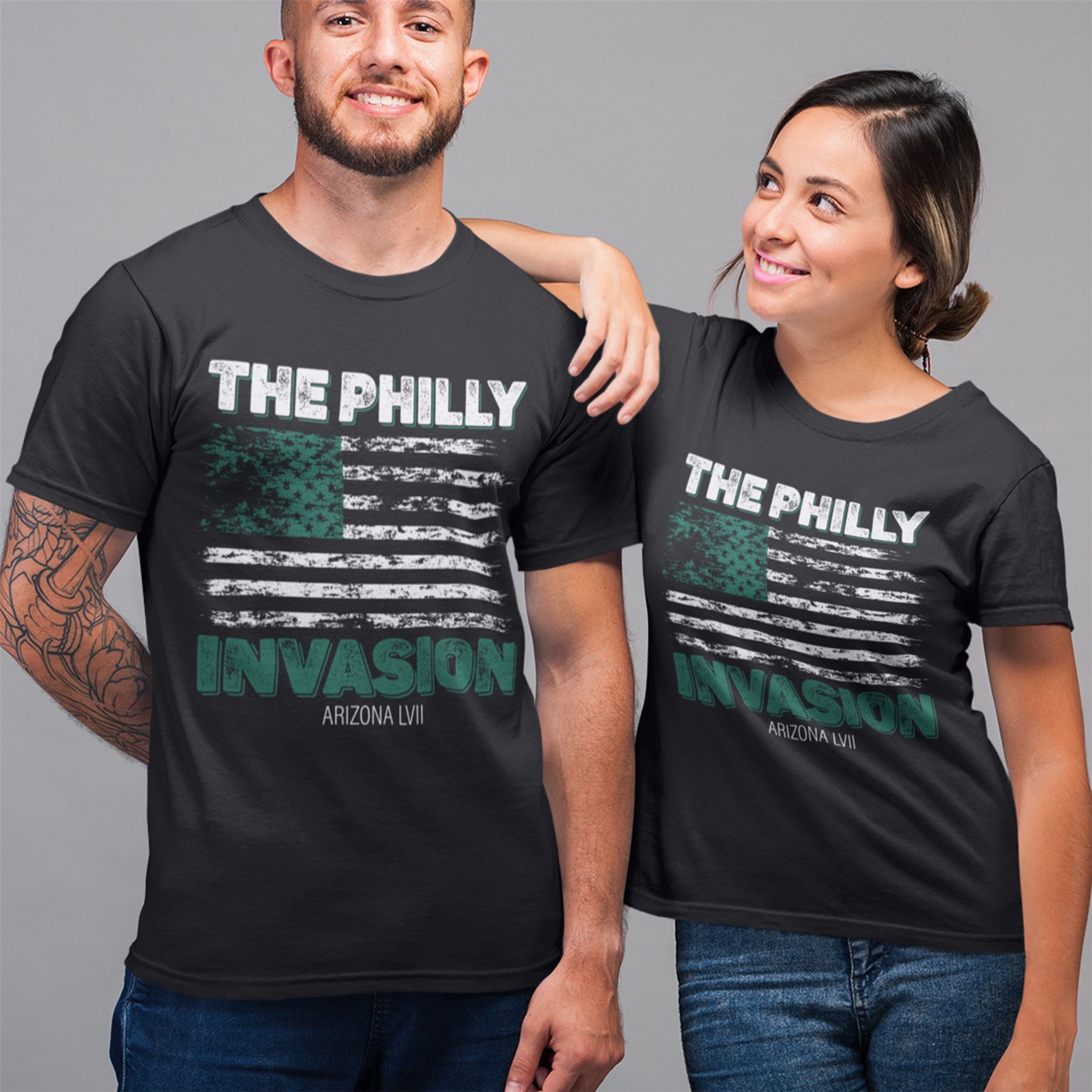 The Philly Invasion Mens T Shirt Football Philadelphia Philidelphia Shirts - Picture 7 of 10