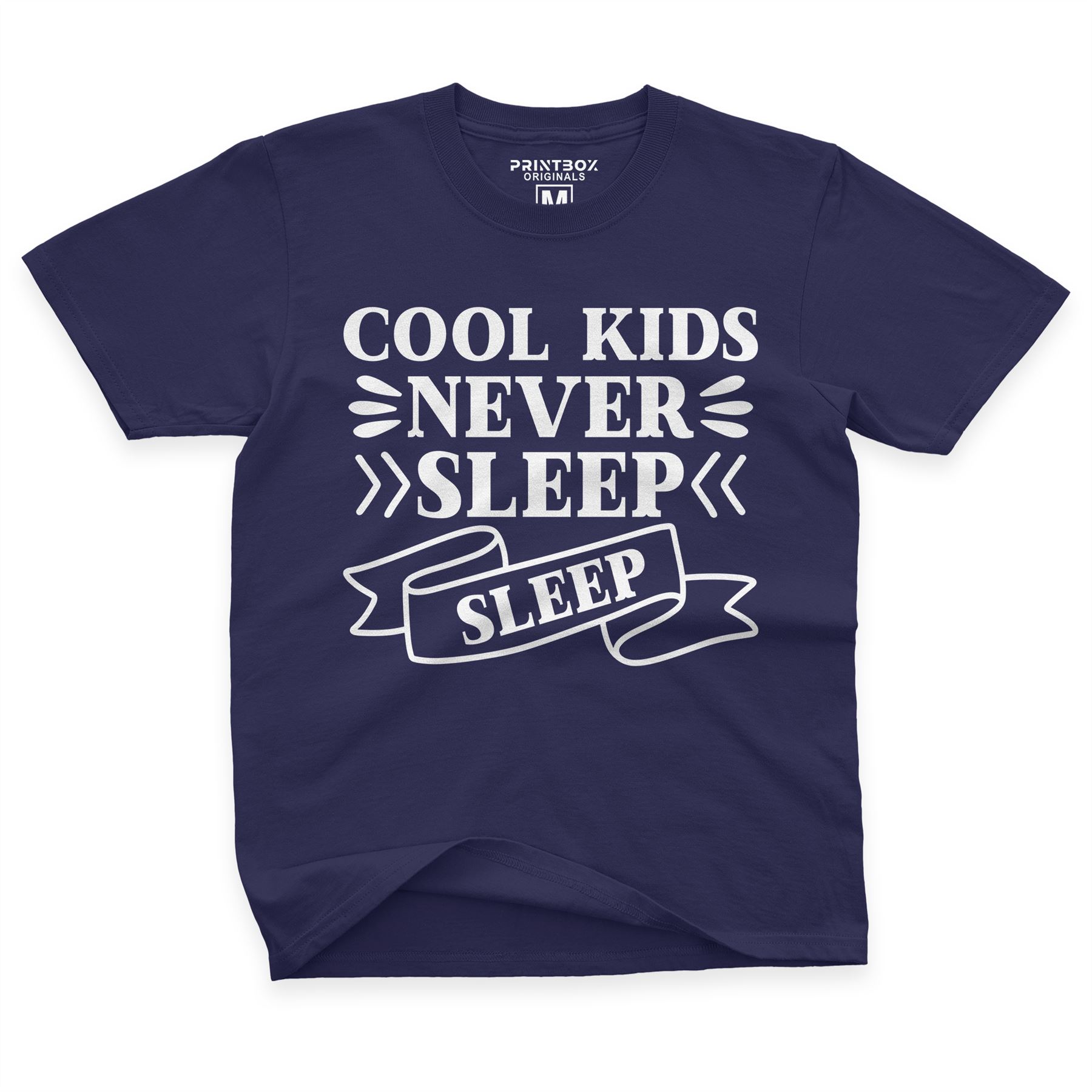 Cool Kids Never Sleep Funny Boys Tshirt T Shirt Girls Tee Top Girls Gifts - Picture 15 of 19