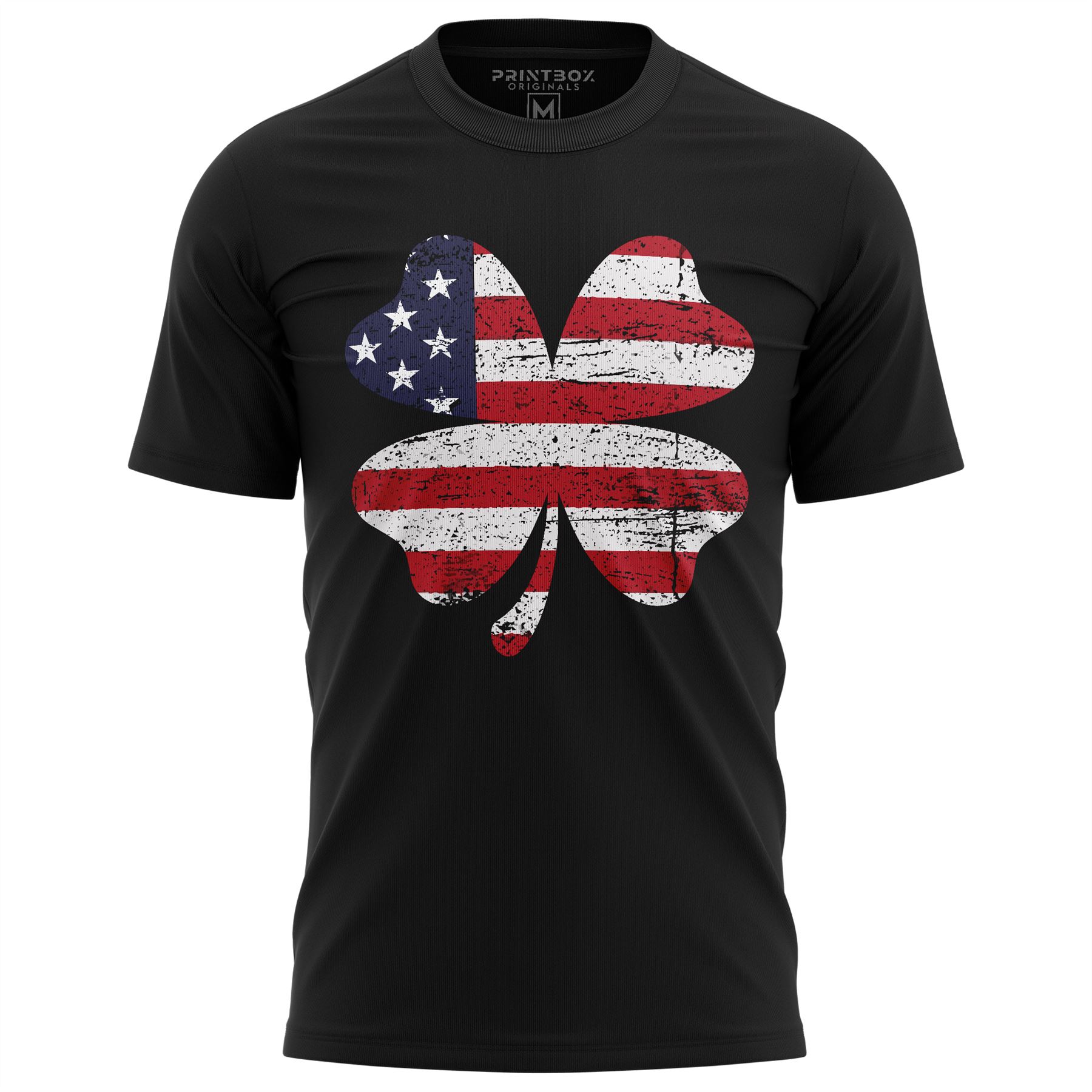Shamrock USA Flag St Patricks Day Shirts for Men Ireland Irish Tshirt Top - Picture 11 of 15