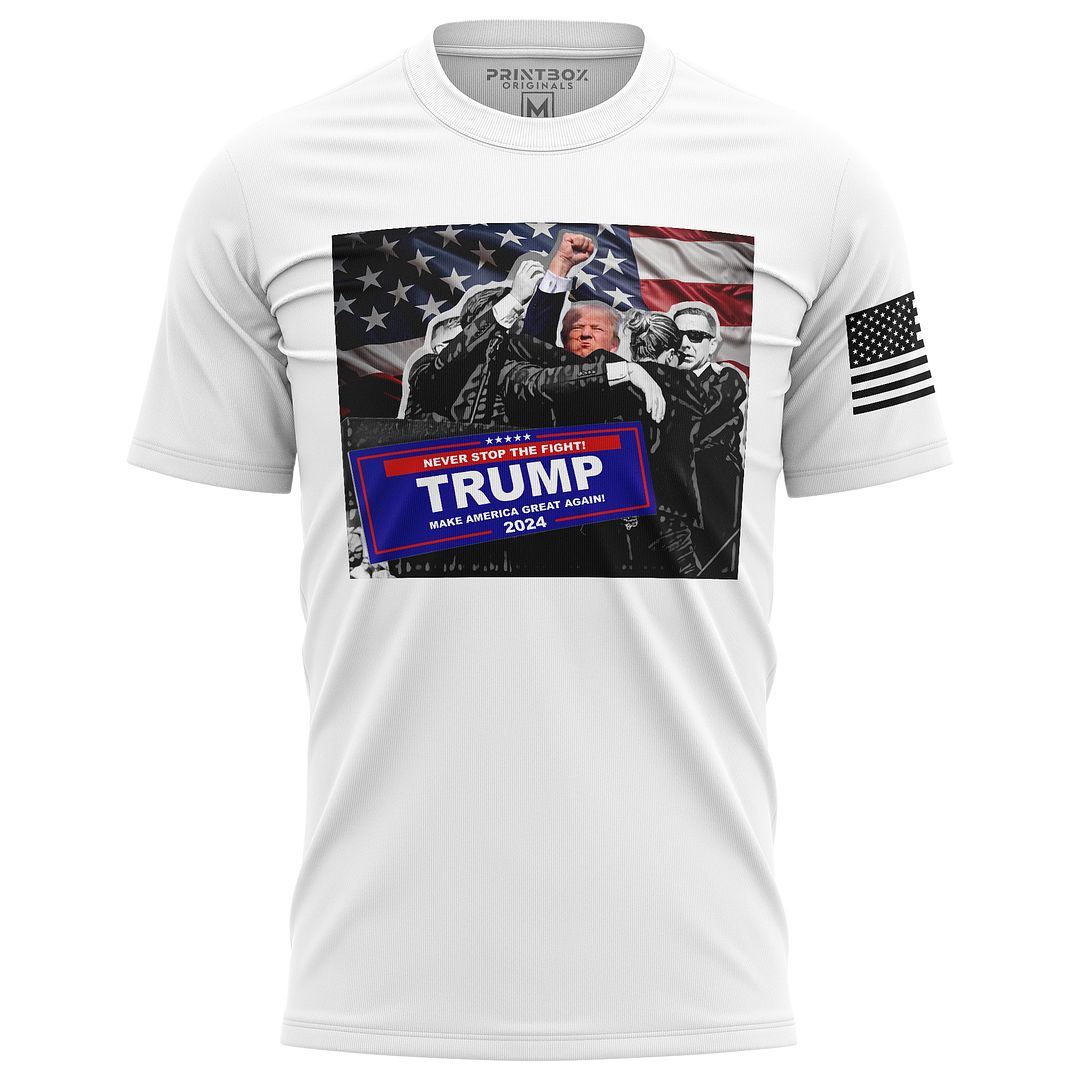 Donald Trump Assassination Shirt for Men 2024 MAGA Shirts USA FLAG - Picture 7 of 8