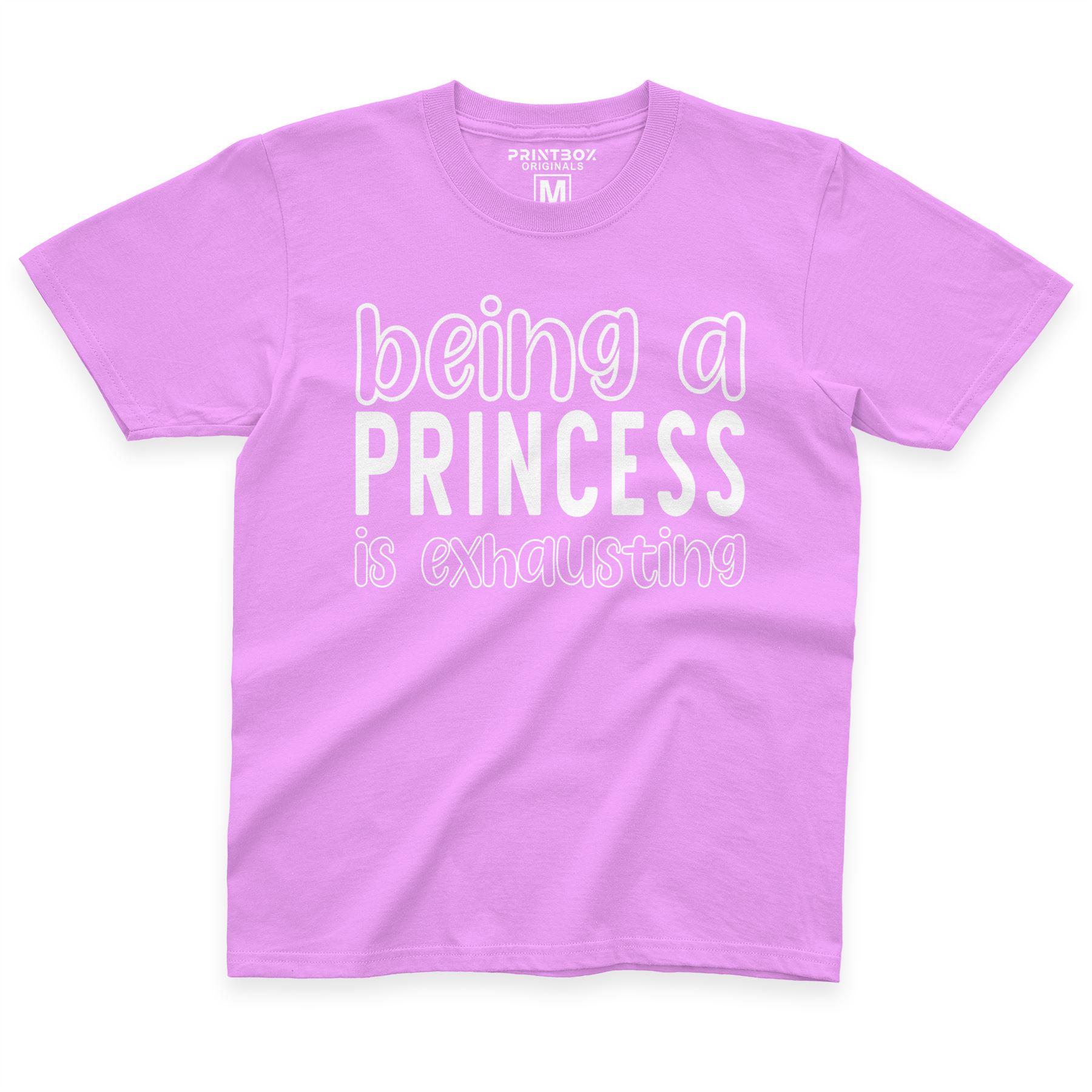 Being a Princess Is Exhausting Tshirt Girls Girl Top Tee T Shirts Gifts - Picture 6 of 10